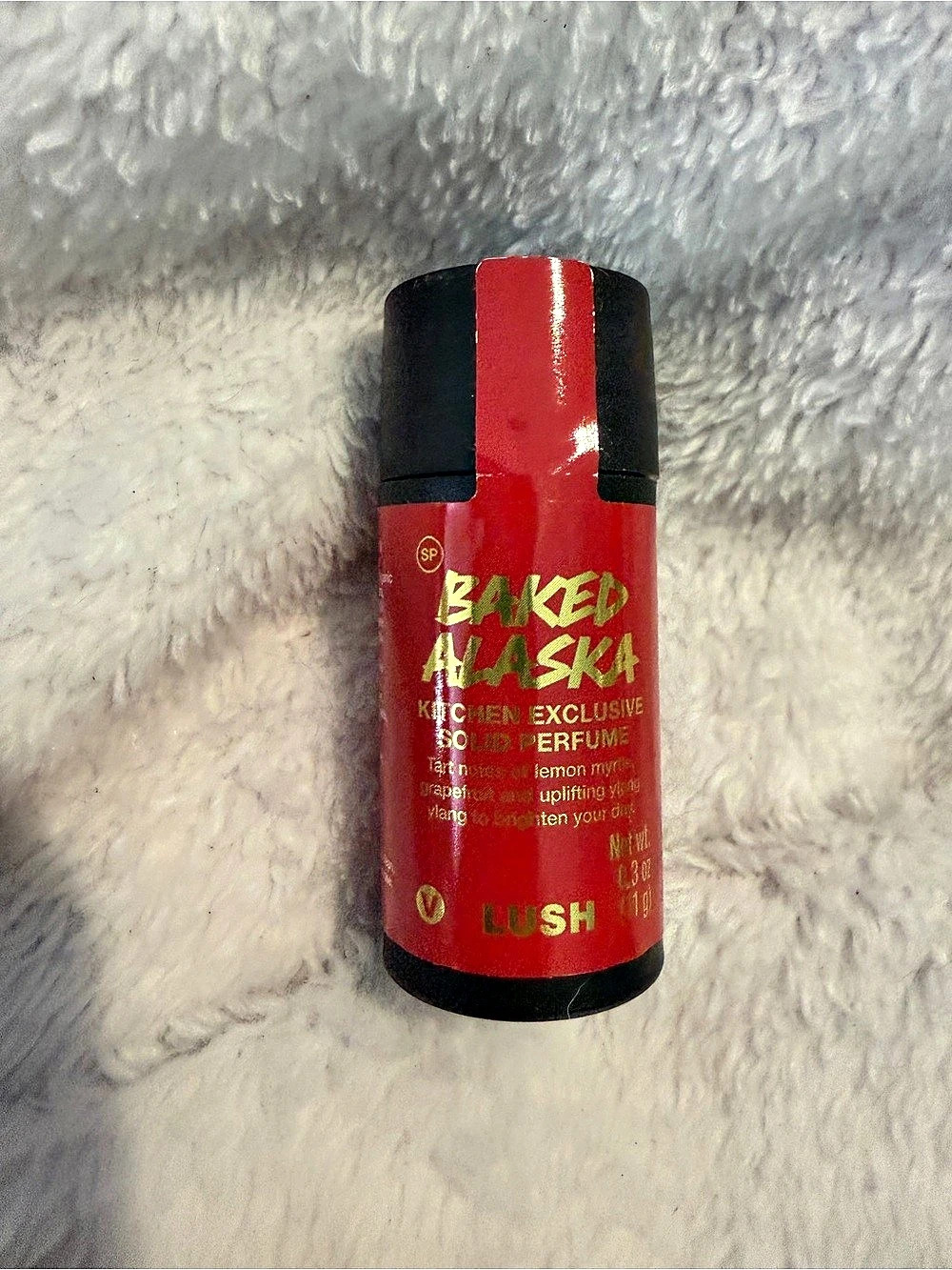 Lush Baked Alaska Solid Perfume 0.3 oz NWT
